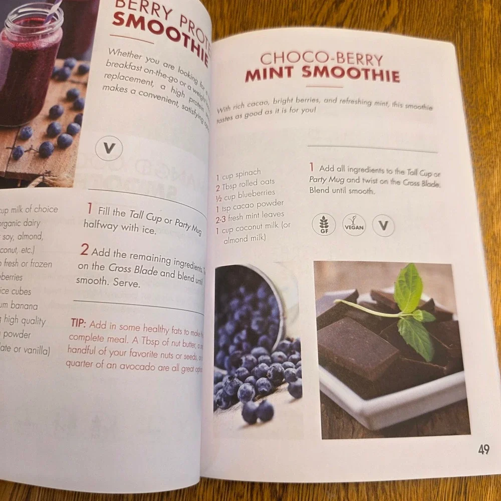 Magic‎ Bullet 10-Second Recipes & User Guide Cookbook Manual MB-IM159D-02 2015